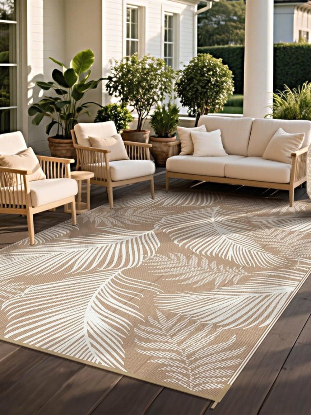 Waterproof Outdoor Rug 5x8 - Picture 5 of 8